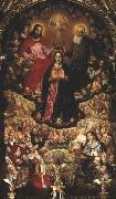 Herman Han Coronation of the Virgin Mary. Sweden oil painting artist